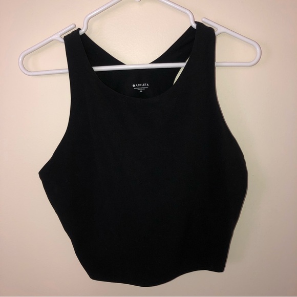 Athleta Other - Athleta Racerback Sports Bra Black